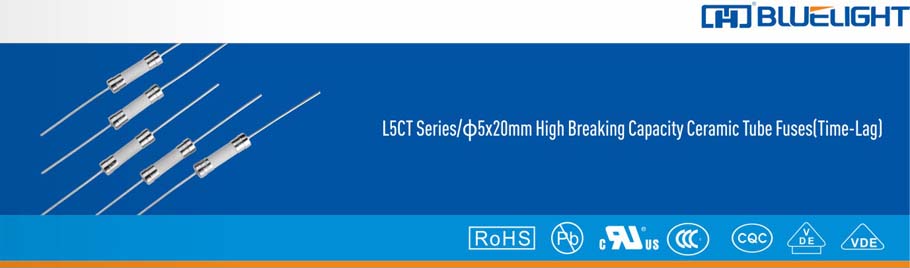 L5CT系列/Φ5X20陶瓷管保險絲(高分?jǐn)嘌訒r)(圖1)